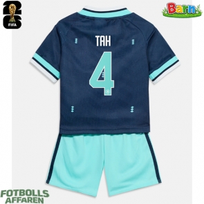 Tyskland Jonathan Tah #4 Bortaställ Barn VM 2026 Kortärmad (+ Korta byxor)